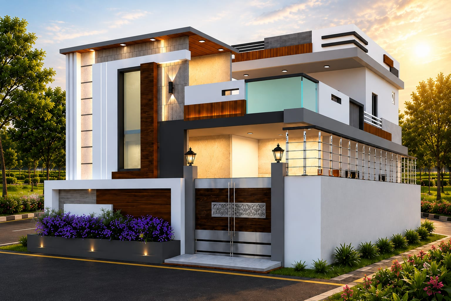 villa After villa construction images